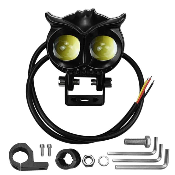 ZH-1584A1 Externe wasserdichte doppelte doppelleuchte perlen led scheinwerfer owl dragon button type – Bild 4