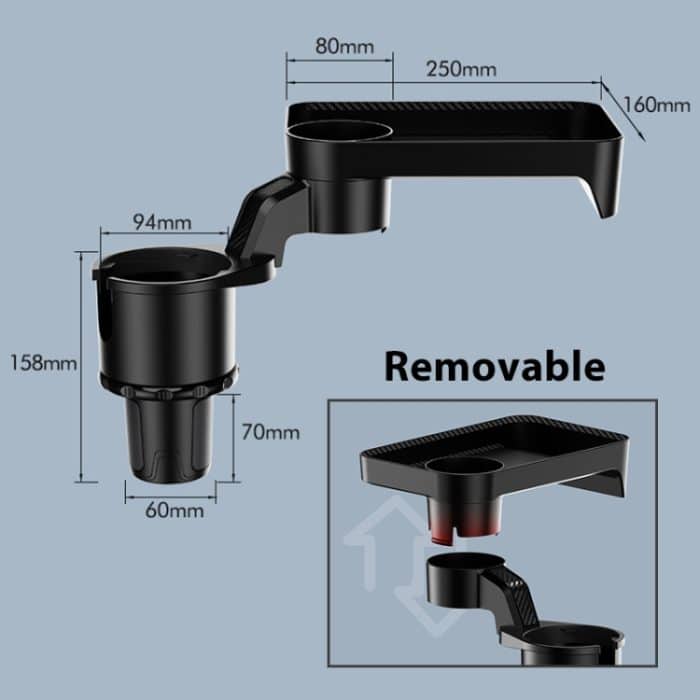 Auto 360 Grad Rotation Wassertaler Halter Multifunktions-Esstisch – Bild 4