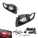 1 Paar Auto-modifizierte Nebelscheinwerfer für Honda Civic 1999–2000, For Honda Civic 1999-2000 (White Light), For Honda Civic 1999-2000 (Yellow Light)