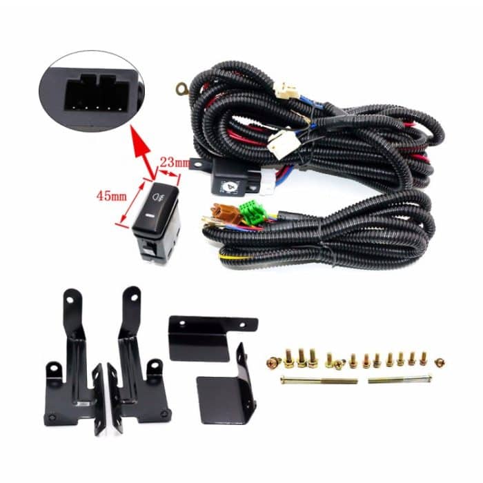 1 Paar Auto-modifizierte Nebelscheinwerfer für Honda Civic 1996–1998, For Honda Civic 1996-1998 (White Light), For Honda Civic 1996-1998 (Yellow Light) – Bild 2