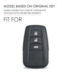 Hallmo Car Female Style Rindsleder Schlüsselschutzhülle für Toyota – Bild 3