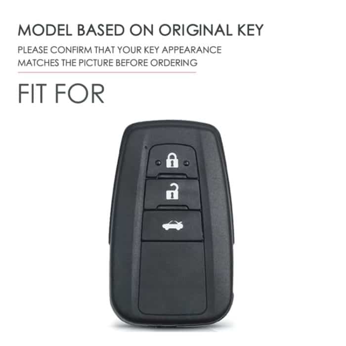 Hallmo Car Female Style Rindsleder Schlüsselschutzhülle für Toyota – Bild 3