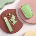 Hallmo Car Female Style Rindsleder Schlüsselschutzhülle für Toyota – Bild 4