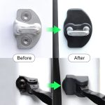 Auto Türverriegelungsabdeckung + Limiterabdeckung für Tesla Modell 3 – Bild 6