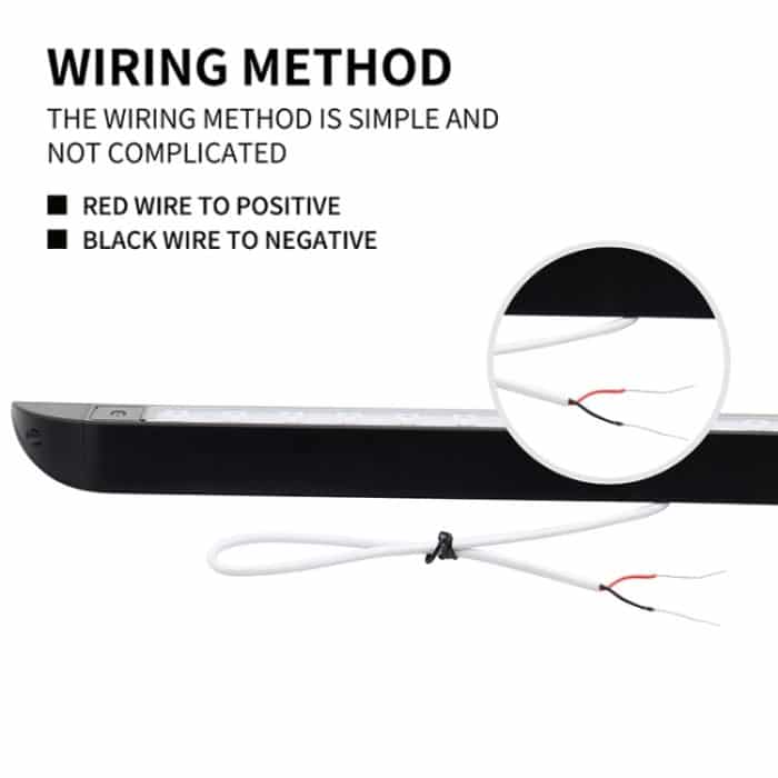 Wohnmobil-/Yacht-Markisen-LED-Streifenlicht DC12–28 V mit 18 LED-Lampenperlen, 18 LEDs (Black), 18 LEDs (White) – Bild 7