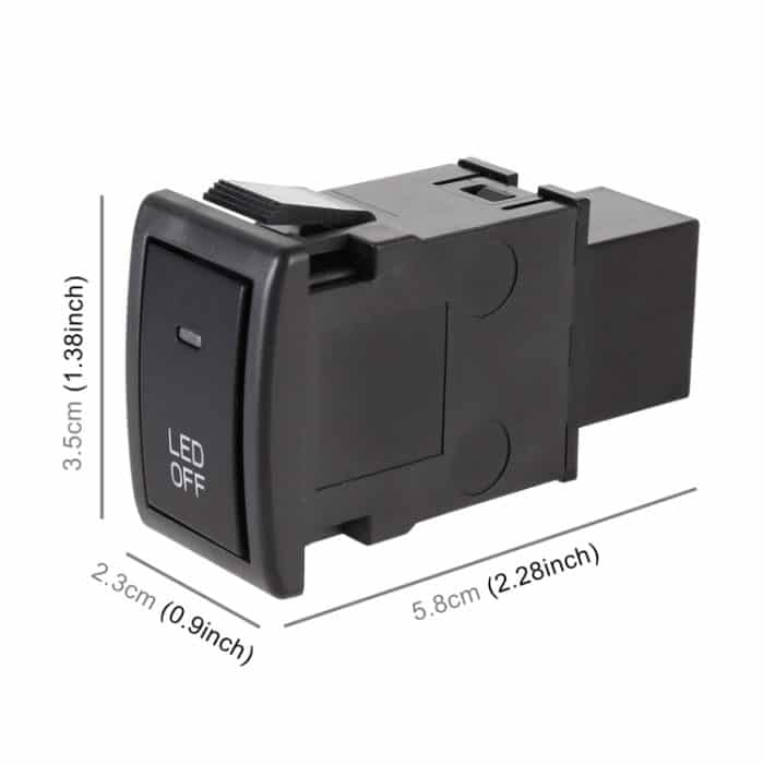 TS-17 Car Fog Light-Off-Off-Knopfschalter mit Kabel für Suzuki – Bild 3