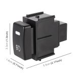 TS-20-Auto-Nebel-Light-Off-Off-Knopfschalter mit Kabel für Nissan Qashqai 2008-2010 – Bild 3