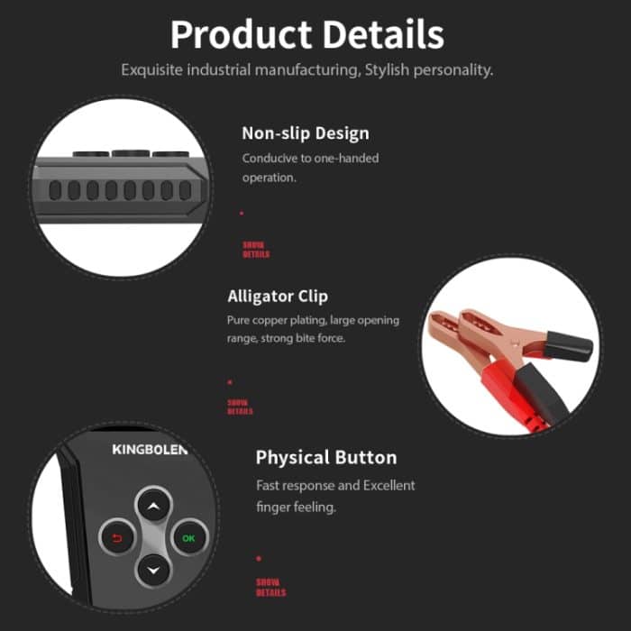 Kingbolen KBL520 CAR Digital Last Batterie Tester – Bild 4