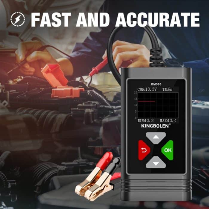 Kingboolen BM560 6V 12V Auto Digitallast Batterie -Tester – Bild 9