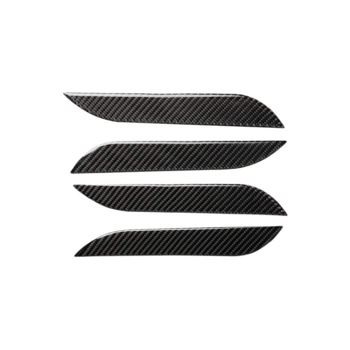 4 PCS Carbon Fiber Auto Außengriff Dekorativer Aufkleber für Tesla Model S. – Bild 2