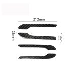 4 PCS Carbon Fiber Auto Außengriff Dekorativer Aufkleber für Tesla Model 3 – Bild 5