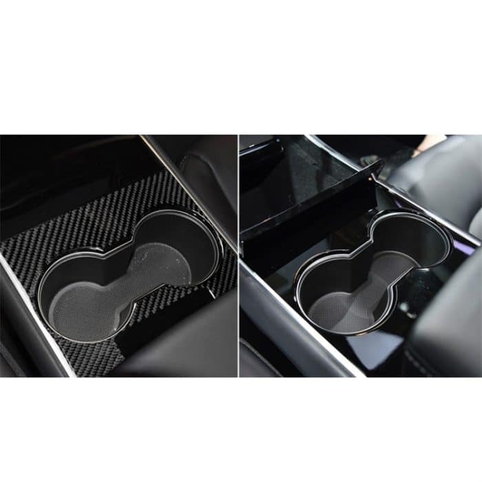 3 PCS Carbon Fiber Car Central Control Dekorationsaufkleber für Tesla Model 3 – Bild 6