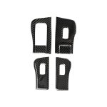 Carbon Faser Autofenster Knopf Dekorativer Aufkleber für Tesla Model 3, Geeignet für Linksfahren – Bild 2