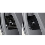 Carbon Faser Autofenster Knopf Dekorativer Aufkleber für Tesla Model 3, Geeignet für Linksfahren – Bild 7