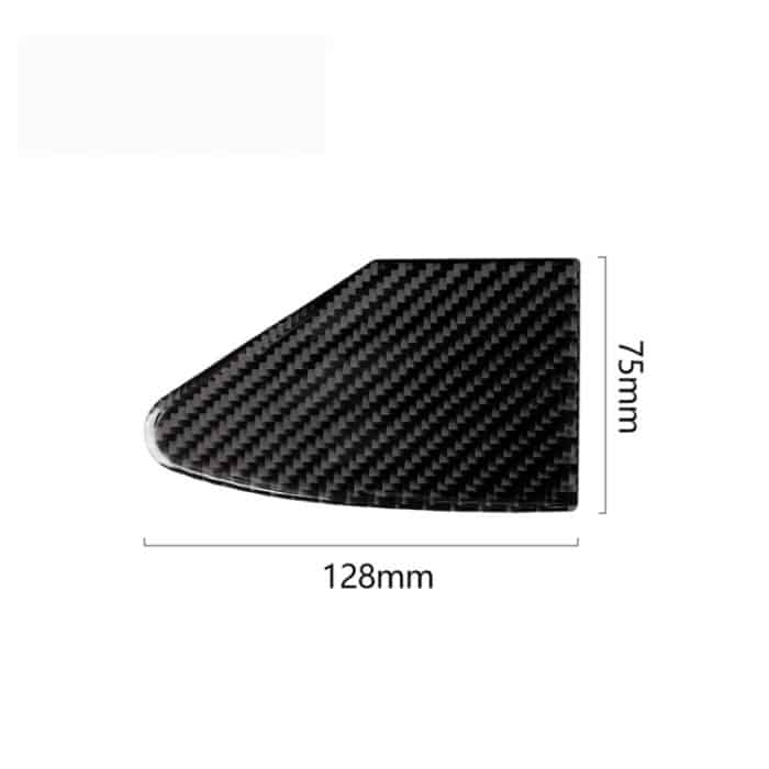 Carbon Fiber Car Charging Port Panel Dekorativer Aufkleber für Tesla Model X, geeignet für Linksfahrten – Bild 5