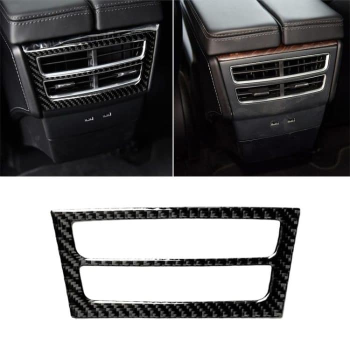 Carbon Fiber Car Rear Vent Panel Dekorativer Aufkleber für Tesla Model X. – Bild 1