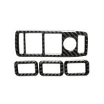 4 PCS Carbon Fiber Car Window Lift Panel Dekorativer Aufkleber für Tesla Model X. – Bild 2