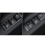 4 PCS Carbon Fiber Car Window Lift Panel Dekorativer Aufkleber für Tesla Model X. – Bild 6