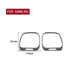 2 stücke / satz Kohlefaserwagen Links- und Right Air Outlets Rahmen dekorativer Aufkleber für Volkswagen Scirocco 2009-2016, links und rechts Antrieb universell – Bild 2