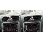 Carbon Fiber Car Central Control Air Outlet-Rahmen Dekorativer Aufkleber für Volkswagen Scirocco 2009-2016, linke und rechte Antrieb universell – Bild 6