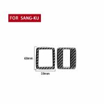 2 Stück / Set Kohlefaser-Autofenster-Tasten-Tasten dekorativer Aufkleber für Volkswagen Scirocco 2009-2016, links und rechts universell – Bild 2