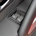 2 Stück / Set Kohlefaser-Autofenster-Tasten-Tasten dekorativer Aufkleber für Volkswagen Scirocco 2009-2016, links und rechts universell – Bild 5