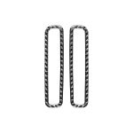 2 teile / satz Kohlefaser Auto A-Säule Air Outlet-Rahmen dekorativer Aufkleber für Volkswagen Scirocco 2009-2016, linke und rechte Antrieb universell