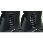 2 teile / satz Kohlefaser Auto A-Säule Air Outlet-Rahmen dekorativer Aufkleber für Volkswagen Scirocco 2009-2016, linke und rechte Antrieb universell – Bild 6