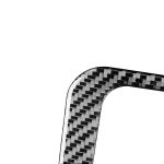 Kohlefaserauto Central Control CD Klimaanlage Dekorative Aufkleber für Volkswagen Scirocco 2009-2016, links und rechts Antrieb Universal – Bild 3