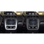 Kohlefaserauto Central Control CD Klimaanlage Dekorative Aufkleber für Volkswagen Scirocco 2009-2016, links und rechts Antrieb Universal – Bild 6