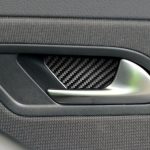 2 Stück / Set Kohlefaser-Auto-Innentürschüssel dekorativer Aufkleber für Volkswagen Scirocco 2009-2016, links und rechts Antrieb universell – Bild 5
