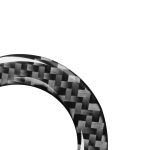 Kohlefaserauto-Zigarettenanzünder Schlüsselanhänger dekorativer Aufkleber für Volkswagen Scirocco 2009-2016, links und rechts universell – Bild 3