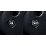 Kohlefaserauto-Zigarettenanzünder Schlüsselanhänger dekorativer Aufkleber für Volkswagen Scirocco 2009-2016, links und rechts universell – Bild 6