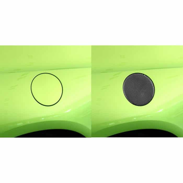 Kohlefaser-Fahrzeug-Kraftstoff-Tankdeckel dekorativer Aufkleber für Volkswagen Scirocco 2009-2016, linke und rechte Antrieb universell – Bild 6