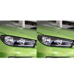 2 Stück / Set Kohlefaser Auto Leichte Augenbraue Dekorative Aufkleber für Volkswagen Scirocco 2009-2016, linke und rechte Antrieb universell – Bild 6