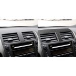 Kohlefaserauto Central Control Air Outlet Dekorative Aufkleber für Toyota Old Rav4 2006-2013, links und rechts Antrieb Universal – Bild 6