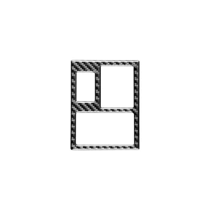 CRP5537.jpg Kohlefaser-Auto-Rückfahrspiegel-Einstellschalter-Rahmen dekorativer Aufkleber für Toyota alte RAV4 2006-2013, Right Drive – Bild 1