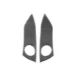 Kohlefaser-Auto-Warnlicht-Schalter-Panel dekorativer Aufkleber für Toyota alte RAV4 2006-2013, links und rechts universell