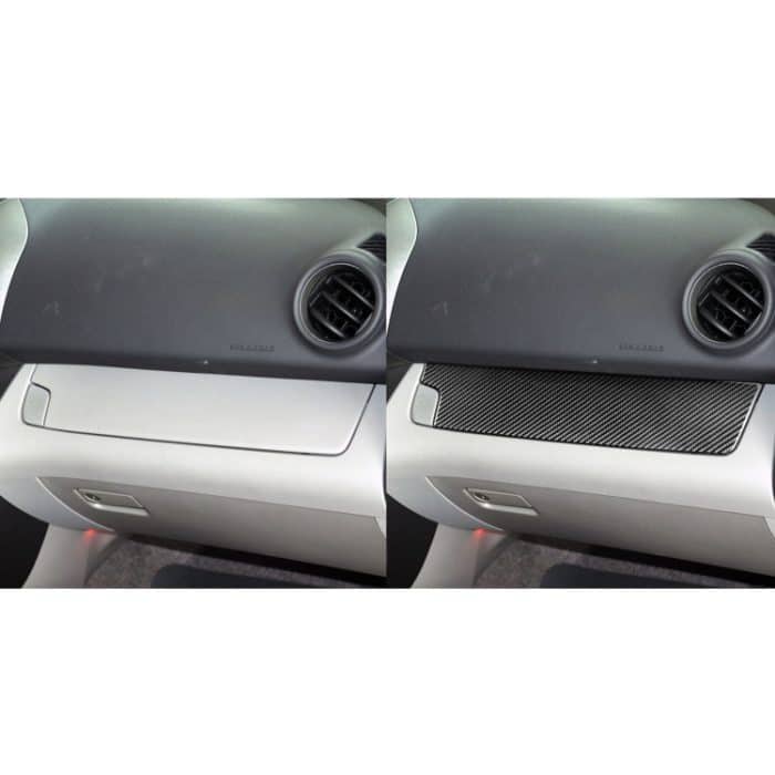 Carbon-Faser-Auto-Co-Pilot-Bedienfeld dekorativer Aufkleber für Toyota alte RAV4 2006-2013, linke Fahrt – Bild 6