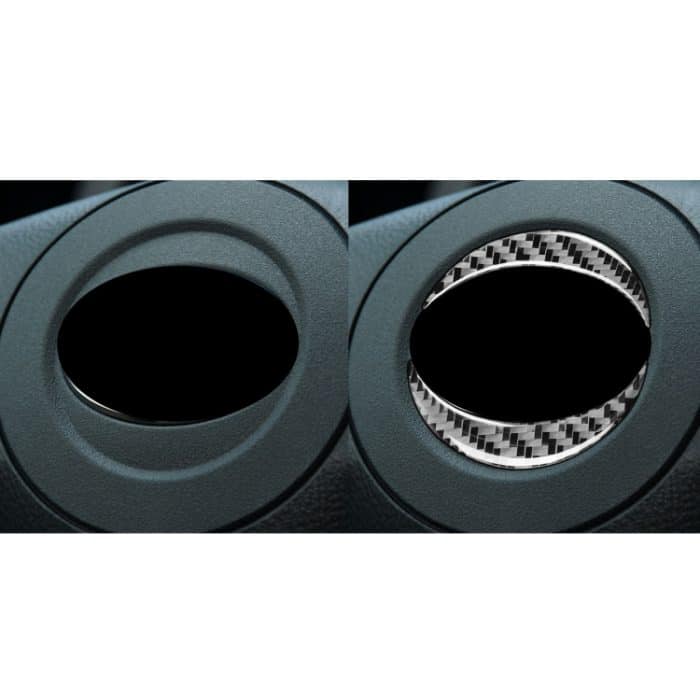 Kohlefaser-Auto-Lenkrad-Label dekorativer Aufkleber für Toyota Alt RAV4 2006-2013, links und rechts universell – Bild 6