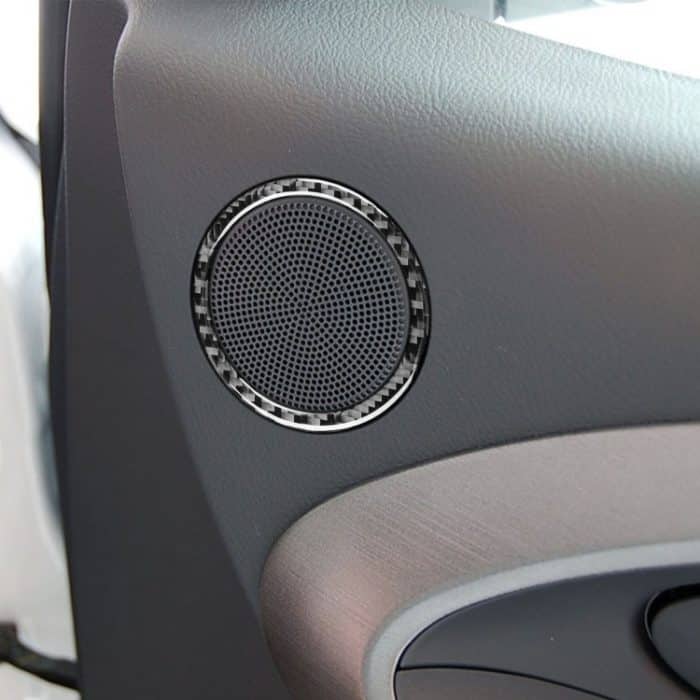 Kohlefaser-Autotür-Hornring dekorativer Aufkleber für TOYOTA Old Rav4 2006-2013, links und rechts Antrieb universell – Bild 5