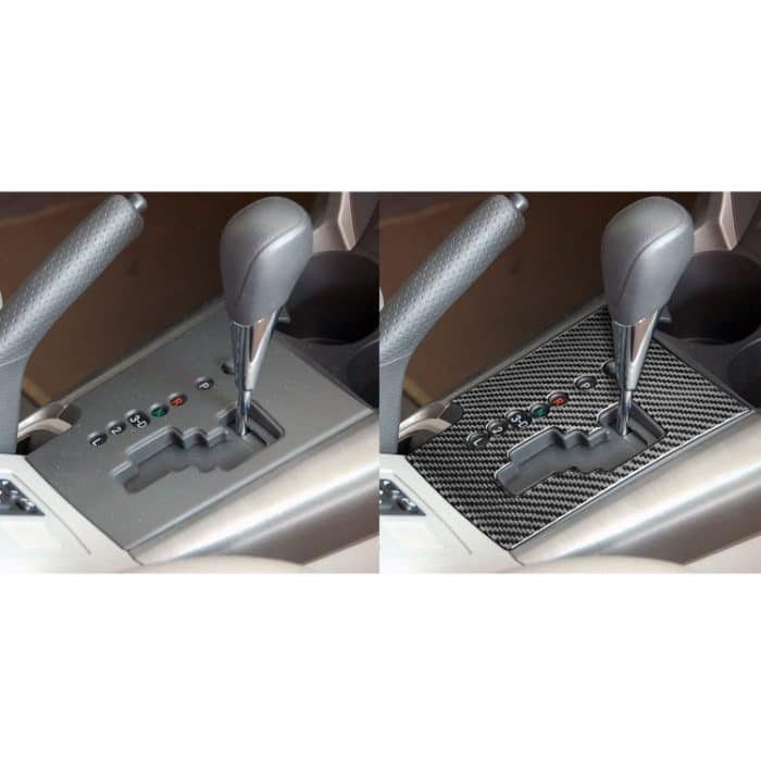 Kohlefaser-Auto-Gang-Panel dekorativer Aufkleber für Toyota alte RAV4 2006-2013, linke Fahrt – Bild 6
