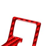 Kohlefaser-Auto-Gang-dekorative Aufkleber für Toyota Corolla 2014-2018, linke Fahrt (rot) – Bild 3