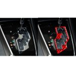 Kohlefaser-Auto-Gang-dekorative Aufkleber für Toyota Corolla 2014-2018, linke Fahrt (rot) – Bild 6