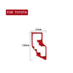 Dekorativer Aufkleber für Autogetriebe aus Kohlefaser für Toyota Corolla 2014–2018, Rechtsantrieb, Gear,Right Drive – Bild 2