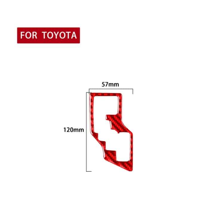 Dekorativer Aufkleber für Autogetriebe aus Kohlefaser für Toyota Corolla 2014–2018, Rechtsantrieb, Gear,Right Drive – Bild 2