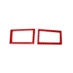 2 Teile/satz Carbon Faser Auto Dashboard Air Outlet Dekorative Aufkleber für Toyota Corolla 2014-2018, Links und rechts Drive Universal, Dashboard Air Outlet