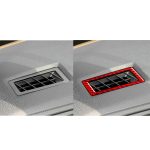 2 Teile/satz Carbon Faser Auto Dashboard Air Outlet Dekorative Aufkleber für Toyota Corolla 2014-2018, Links und rechts Drive Universal, Dashboard Air Outlet – Bild 6