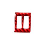 Dekorativer Aufkleber für den zentralen Luftauslassschalter aus Kohlefaser für Toyota Corolla 2014–2018, universell für Links- und Rechtsantrieb, Central Air Outlet Switch