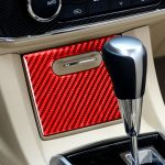 Kohlefaser-Auto-Zigarettenanzünder-Abdeckung, dekorativer Aufkleber für Toyota Corolla 2014–2018, Links- und Rechtsantrieb, universell, Cigarette Lighter Cover – Bild 5